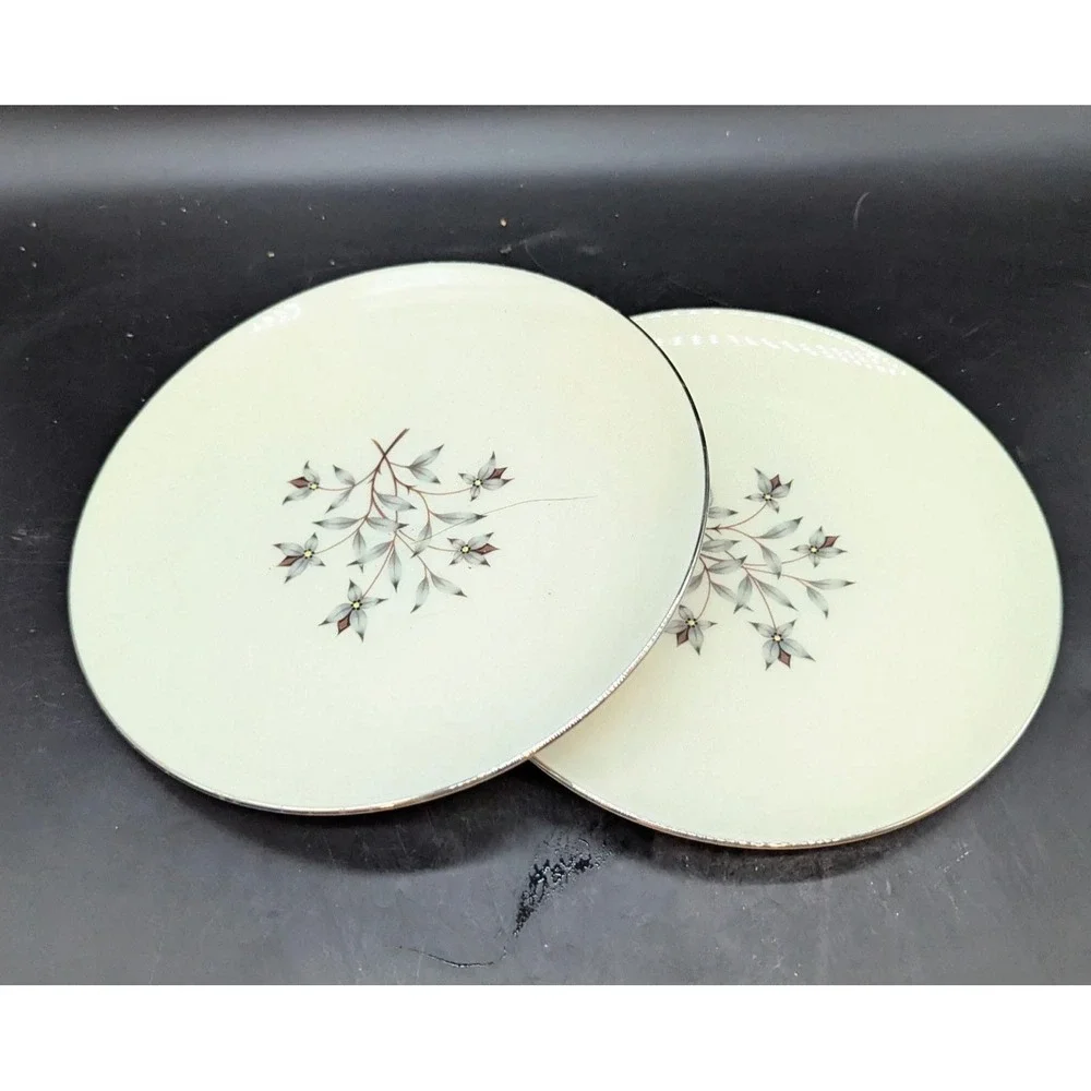 Set/2 Vintage Lenox Princess Salad Dessert Plate 7.75